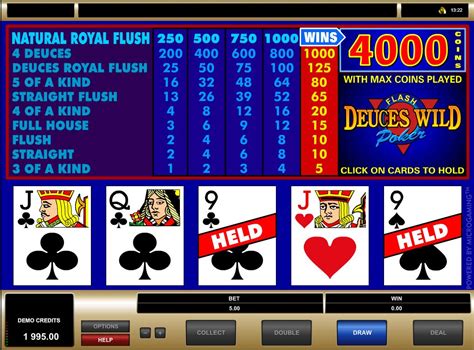 play deuces wild video poker|Deuces Wild Video Poker – Play Deuces Wild Games .